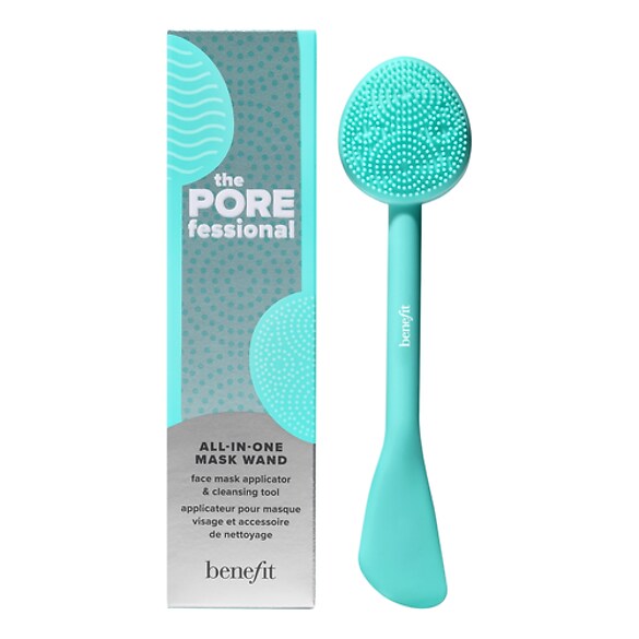 Spatel med borste för ansiktsmask – applikator och rengöringsverktyg i ett , BENEFIT COSMETICS